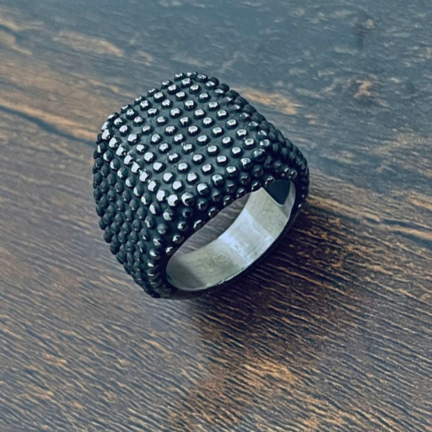 Armor Signet Ring for Men