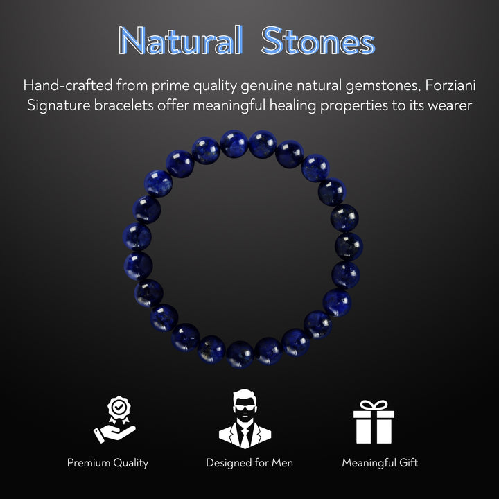 Earth Spirit Beaded Bracelet Dumortierite, 8mm