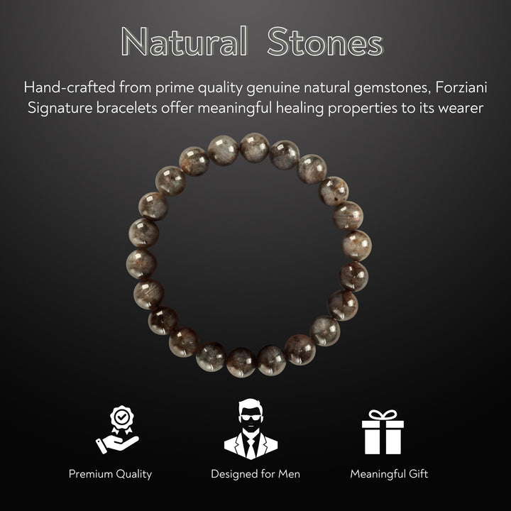 Earth Spirit Beaded Bracelet Labradorite, 8mm
