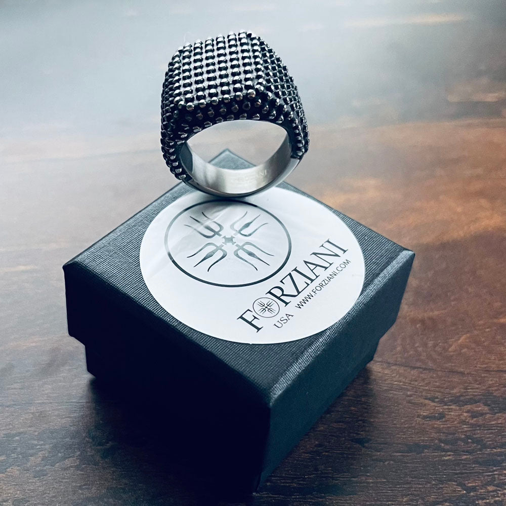 Armor Signet Ring for Men
