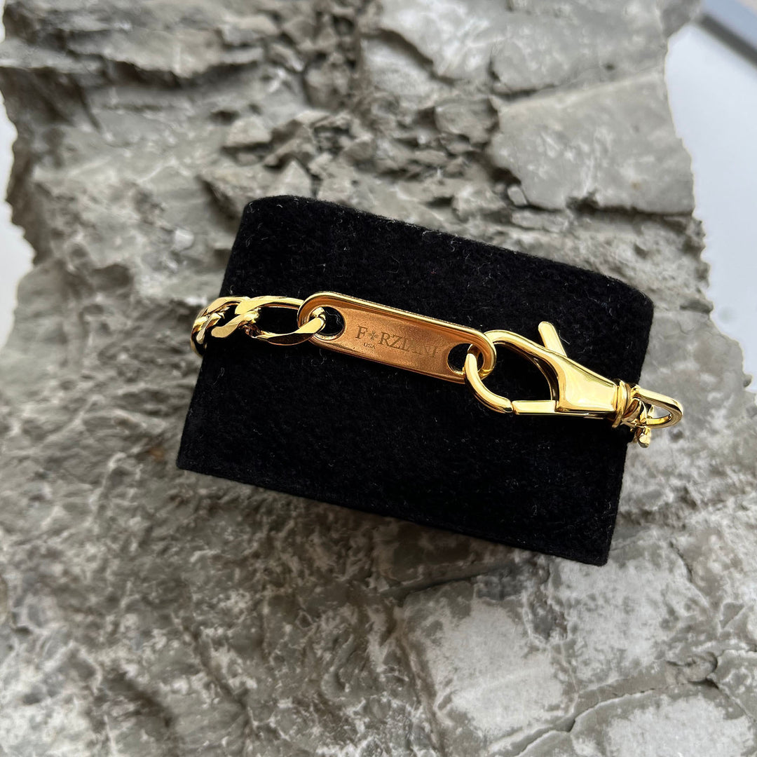 Modern Link Chain Bracelet Gold - 8mm