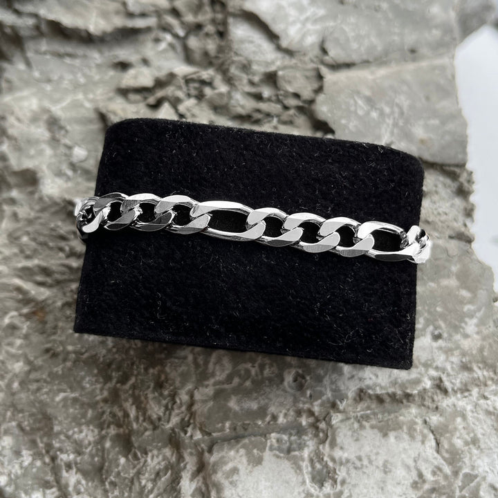 Modern Link Chain Bracelet Silver - 8mm