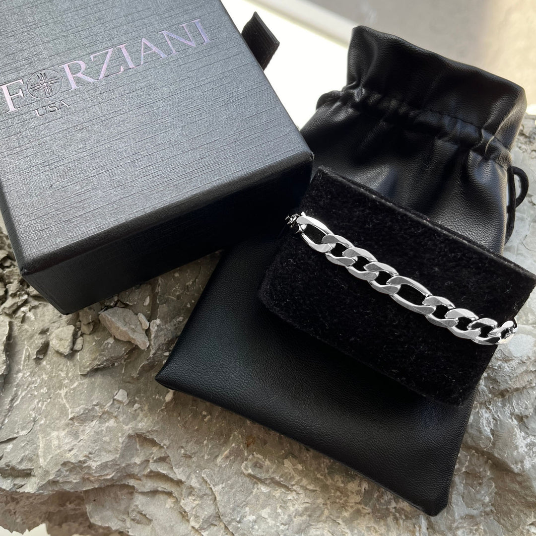 Modern Link Chain Bracelet Silver - 8mm