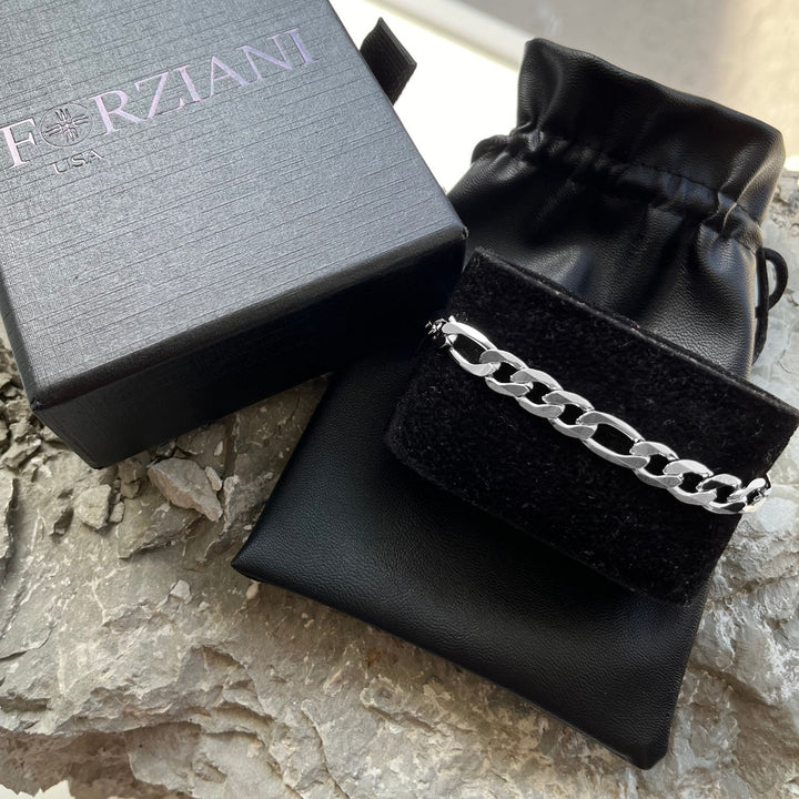 Modern Link Chain Bracelet Silver - 8mm