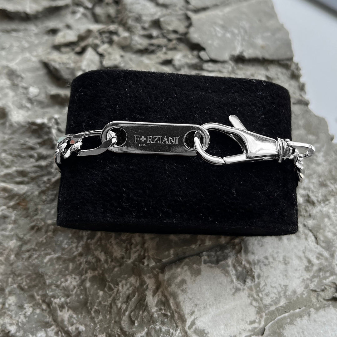 Modern Link Chain Bracelet Silver - 8mm