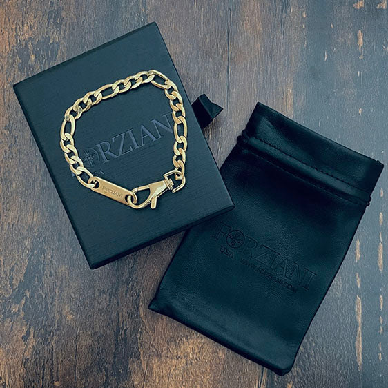 Modern Link Chain Bracelet Gold - 8mm