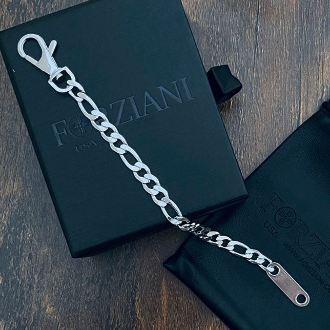 Modern Link Chain Bracelet Silver - 8mm