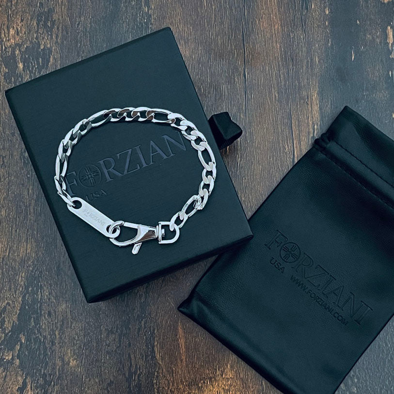 Modern Link Chain Bracelet Silver - 8mm