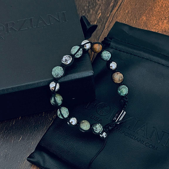 Nimbus Turquoise Signature Beads Bracelet, 8mm