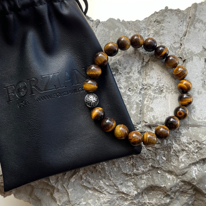 Power Beads Bracelet Tiger's Eye, 10mm
