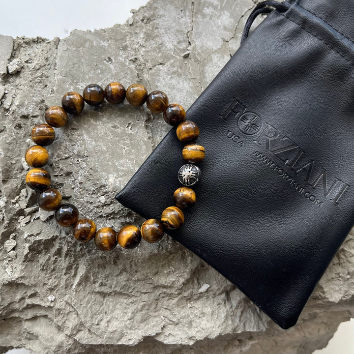 Power Beads Bracelet Tiger's Eye, 10mm
