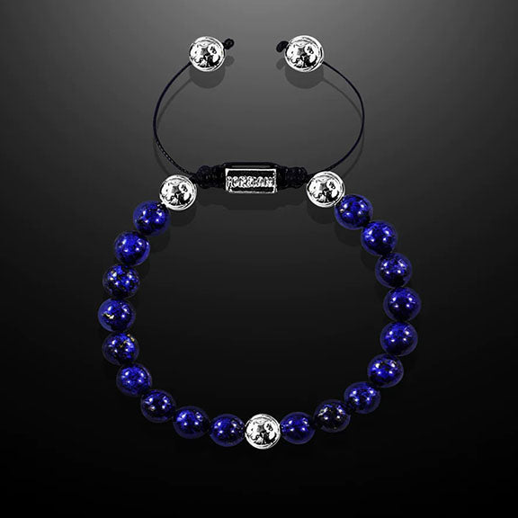 Summit Men’s Beaded Bracelet Lapis, 6mm