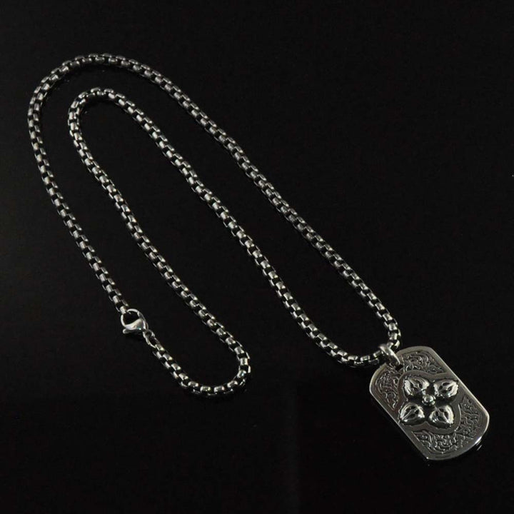 Bolt Tag Amulet Necklace