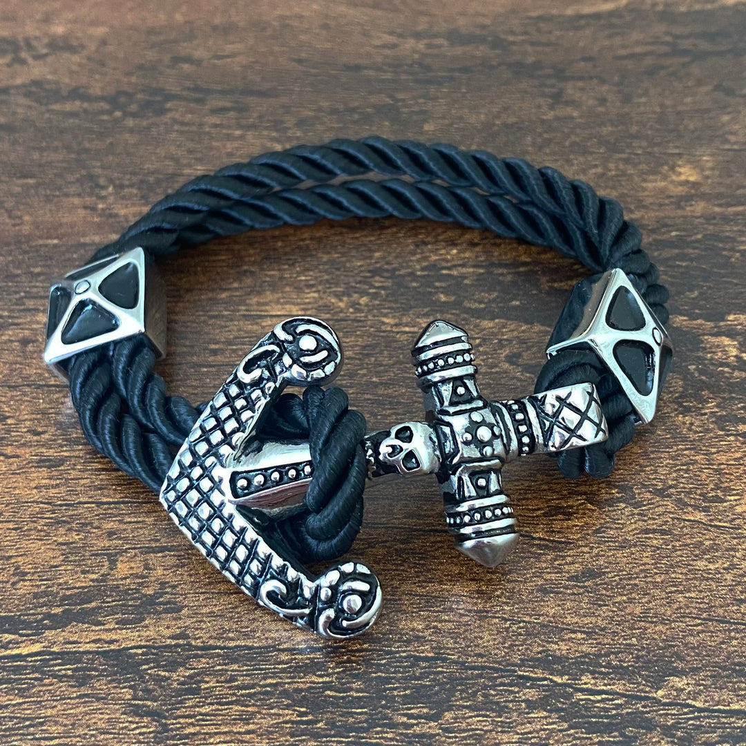 Nautical Rope Anchor Bracelet