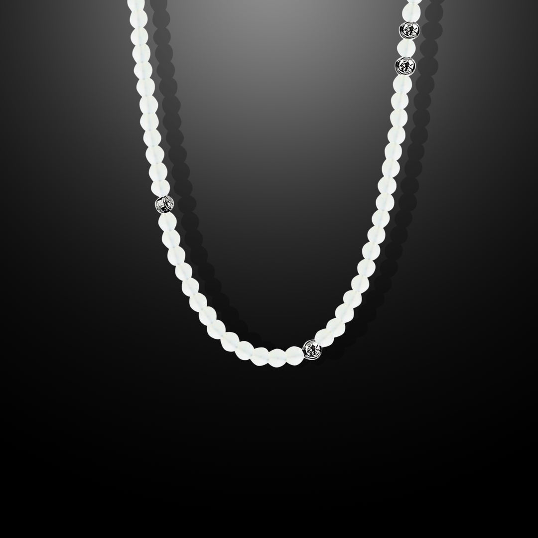 Summit Men’s Beaded Necklace Moonstone