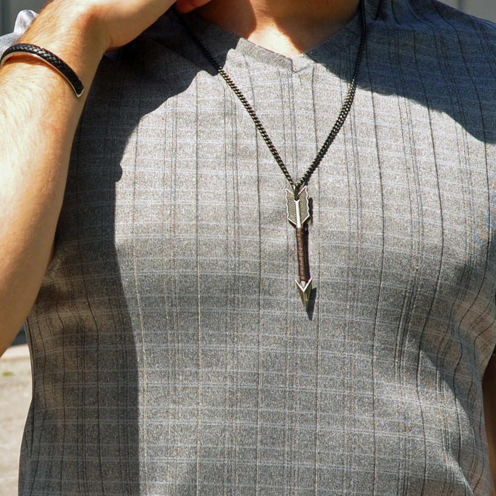 Arcus Arrow Amulet Necklace