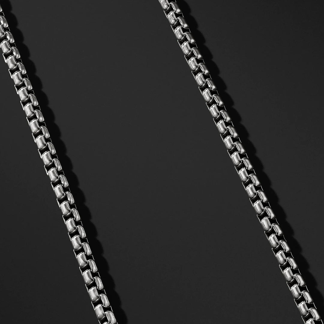 Catalyst Box Chain Necklace Silver - 8mm