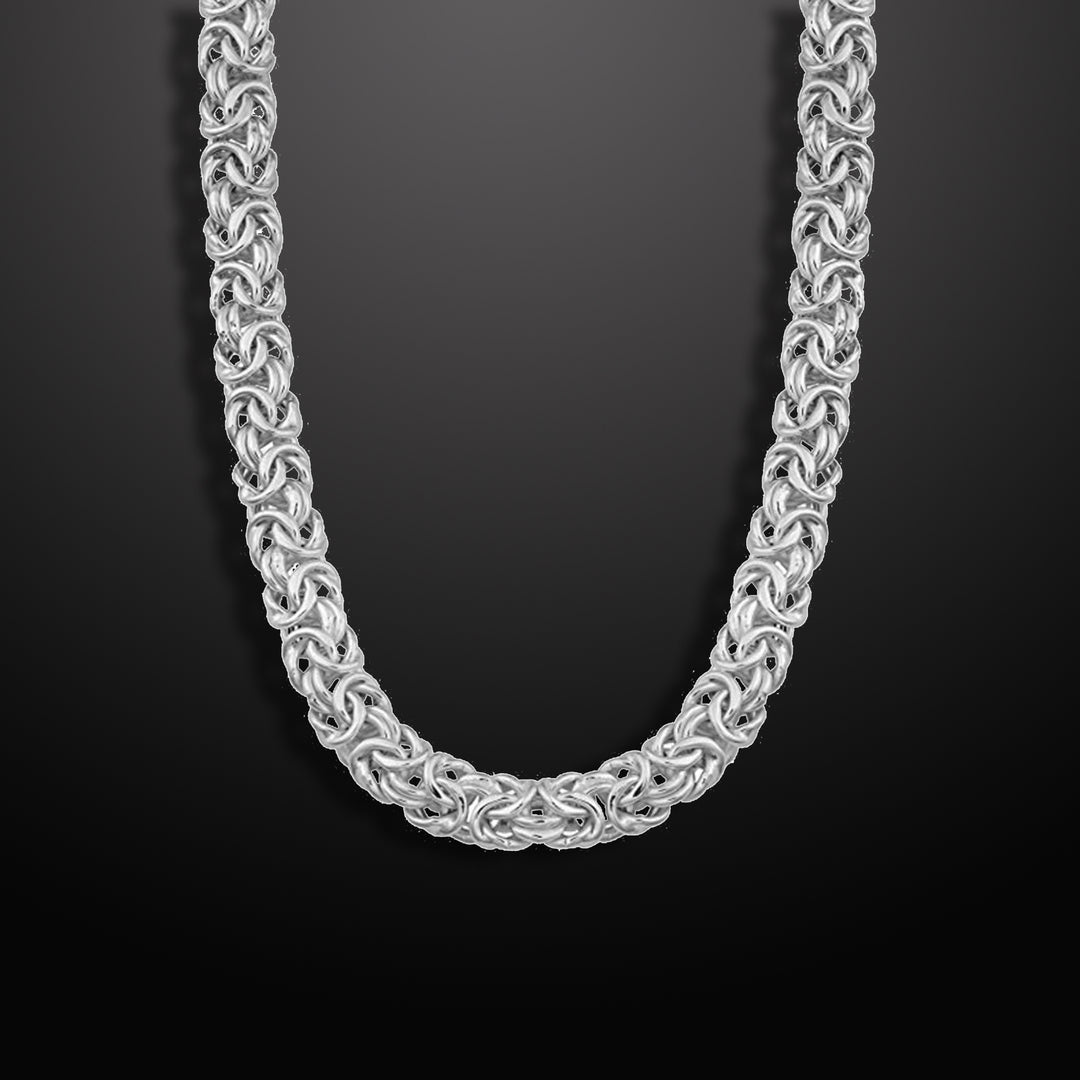 Italian Byzantine Men's Chain - 10mm