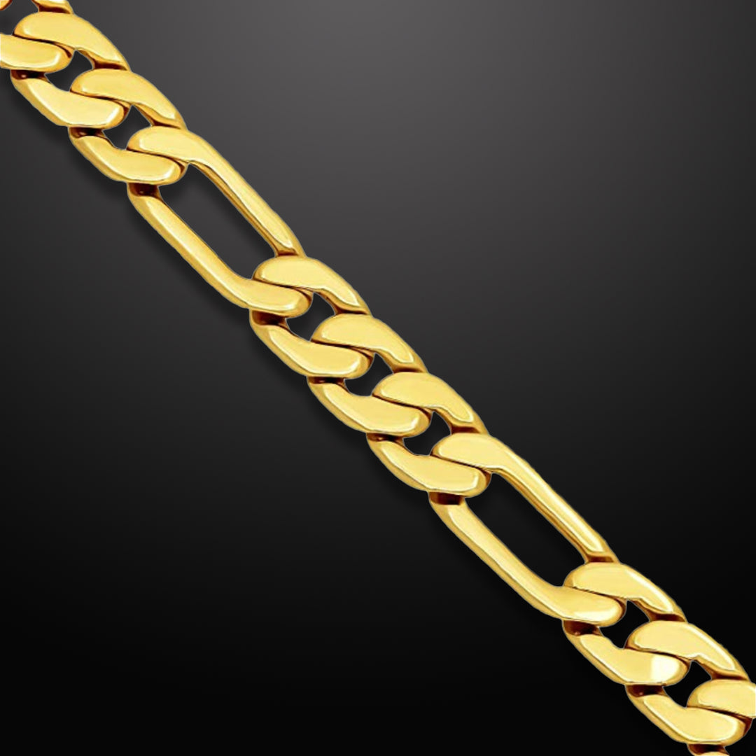 Modern Link Chain Bracelet Gold - 8mm