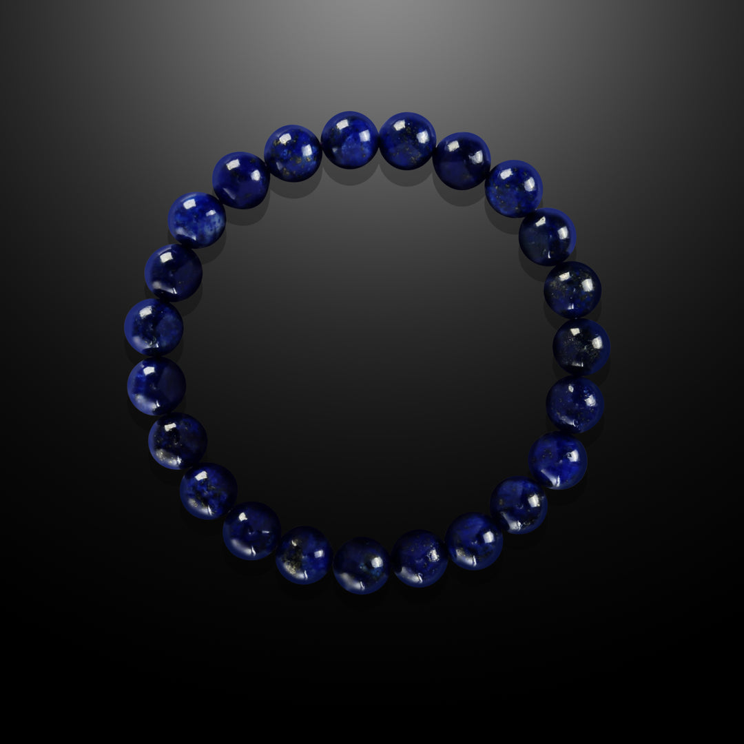 Earth Spirit Beaded Bracelet Dumortierite, 8mm