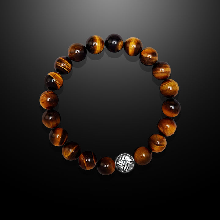 Power Beads Bracelet Tiger's Eye, 10mm