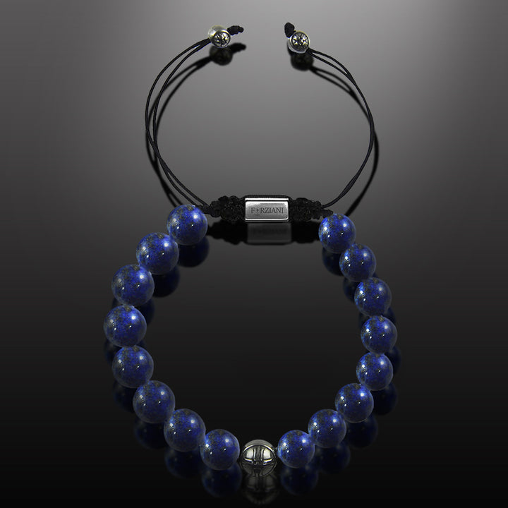 Summit Men’s Beaded Bracelet Lapis, 10mm