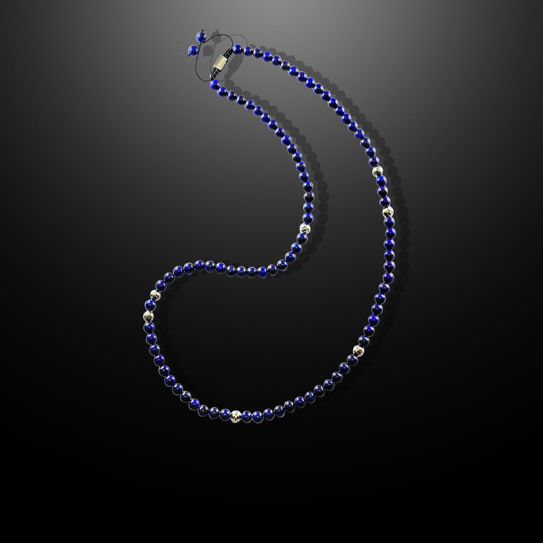 Summit Men’s Beaded Necklace Lapis Lazuli