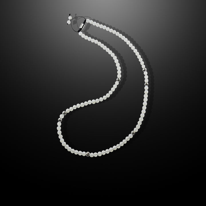 Summit Men’s Beaded Necklace Moonstone