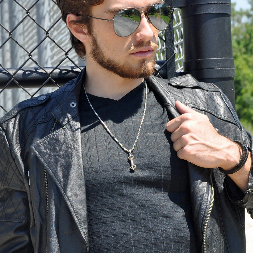 Vajra Thunderbolt Amulet Necklace