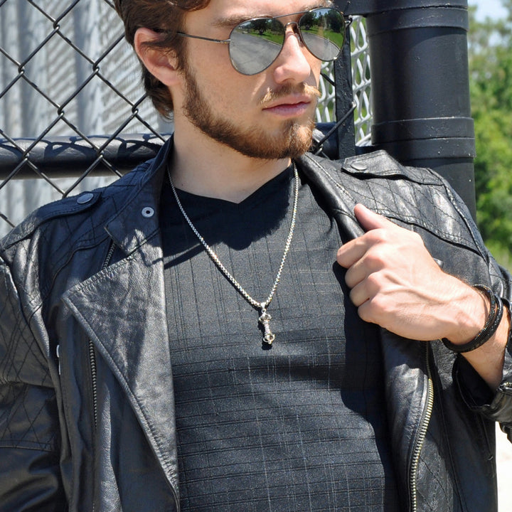 Vajra Thunderbolt Amulet Necklace