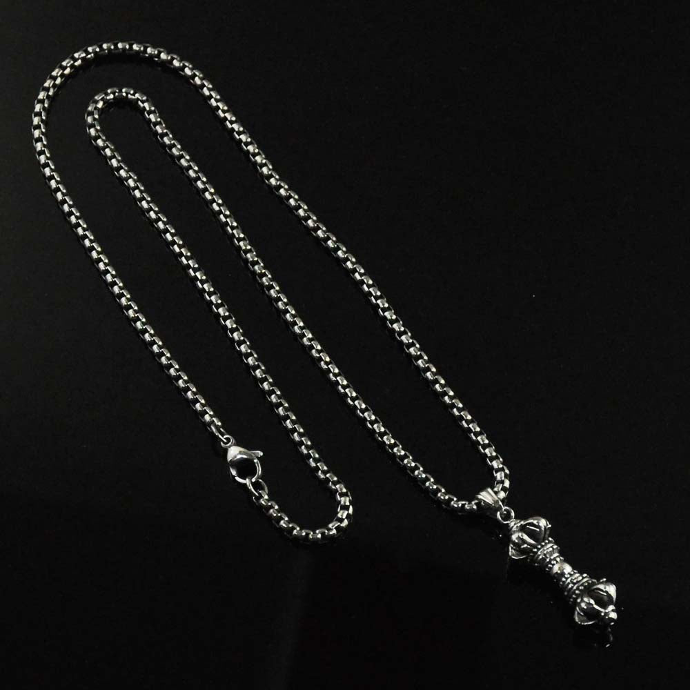 Vajra Thunderbolt Amulet Necklace