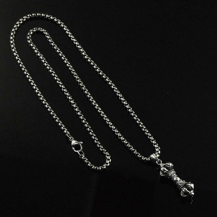 Vajra Thunderbolt Amulet Necklace