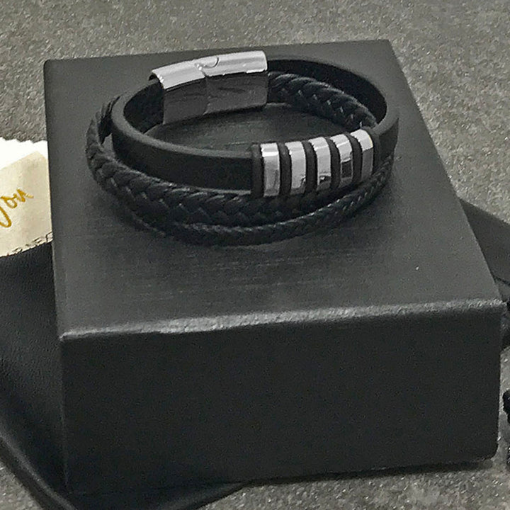 Voyager Multilayered Nappa Leather Bracelet