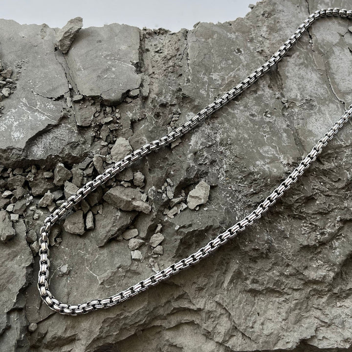 Catalyst Box Chain Necklace Silver - 8mm