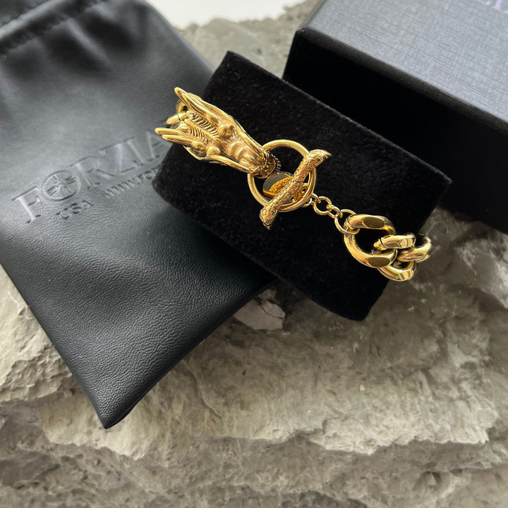 Dizen Dragon Bracelet - Gold