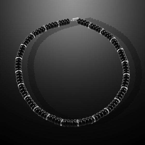 Explorer-Black-Onyx-Disk-Bead-