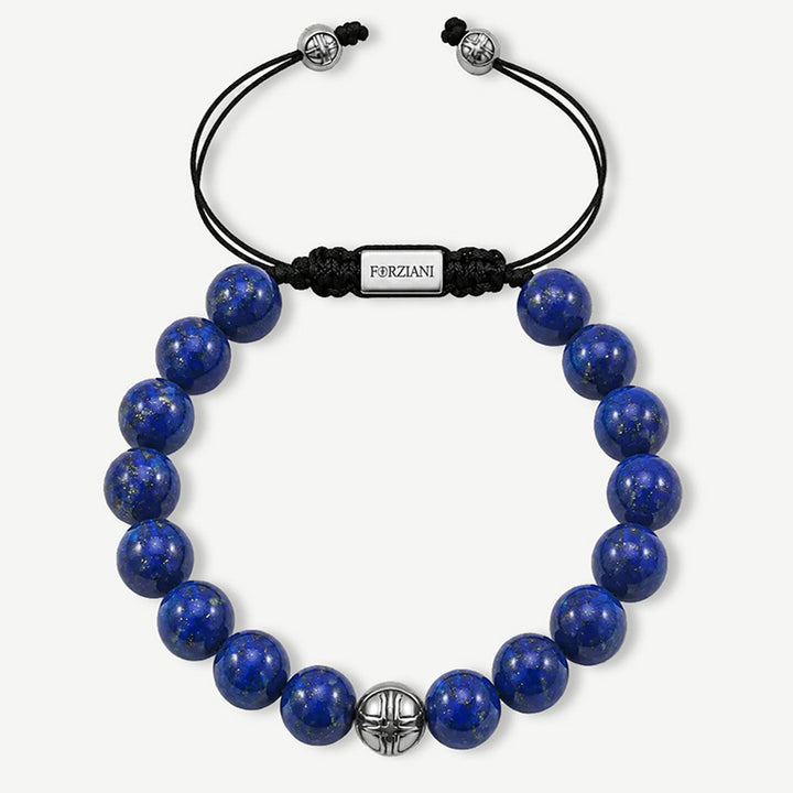 Summit Men’s Beaded Bracelet Lapis, 10mm