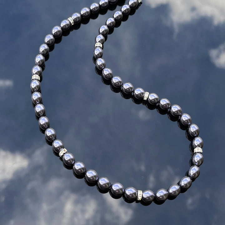 Men’s Black Baroque Pearl Choker