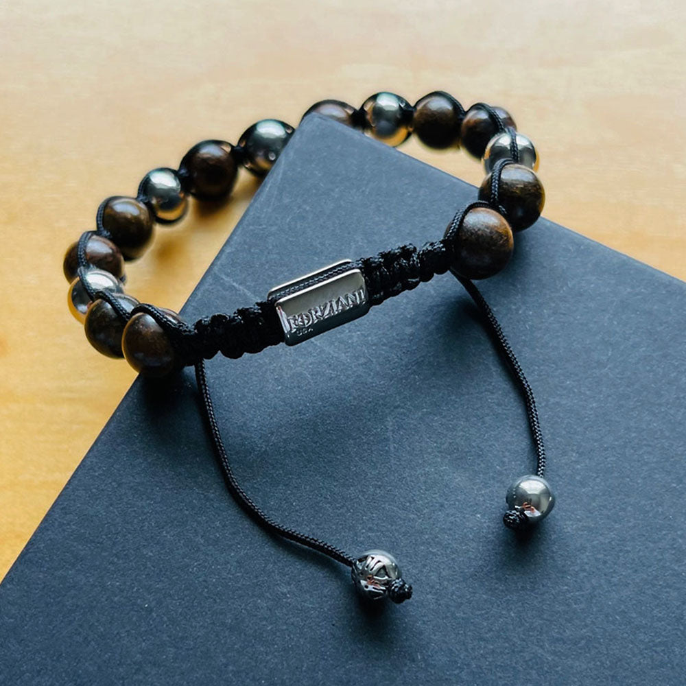 Nimbus Bronzite Signature Beads Bracelet, 8mm