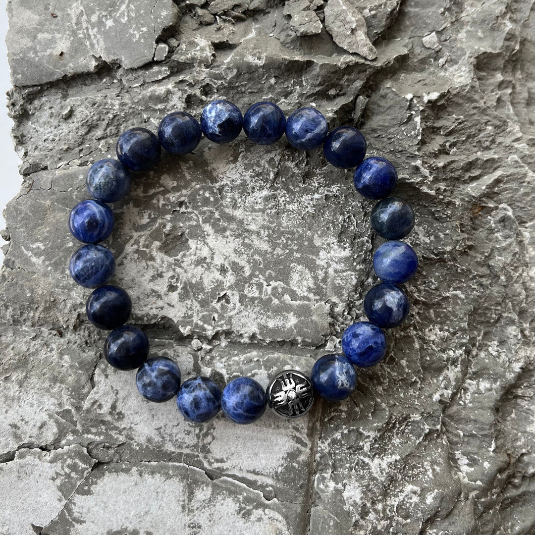 Power Beads Bracelet Dumortierite, 10mm