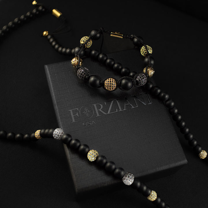 The Pinnacle Necklace + Bracelet Set