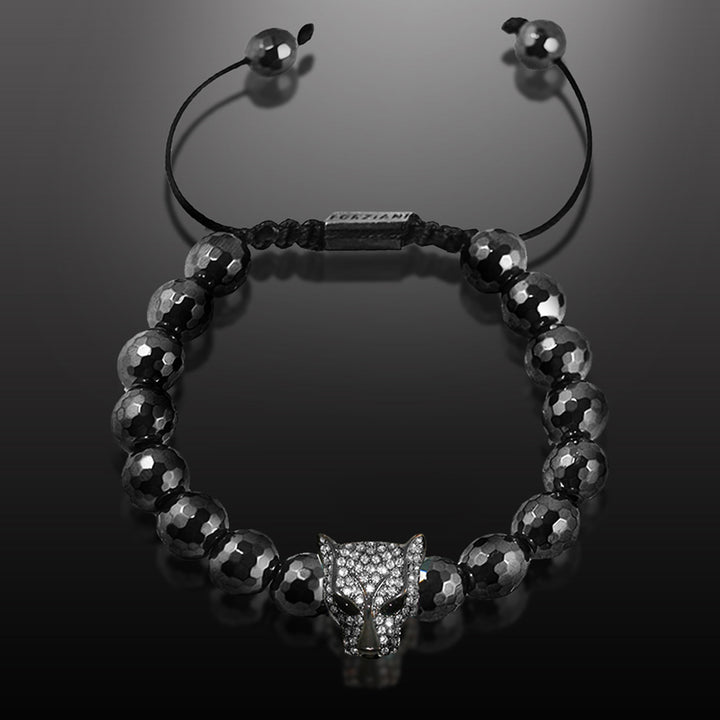 Untamed Panther Hematite Bracelet