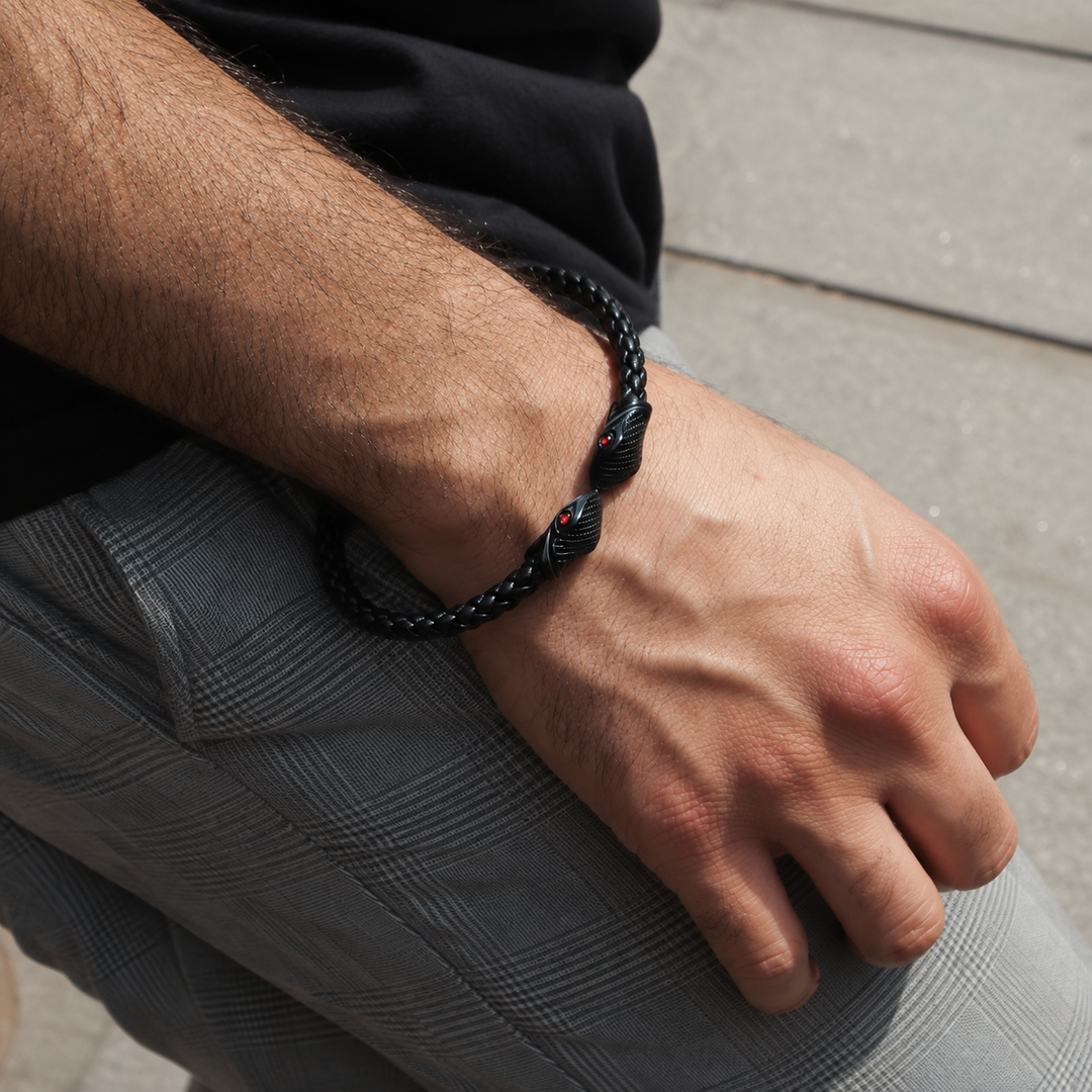 Vanguard Cobra Coil Cuff Bracelet