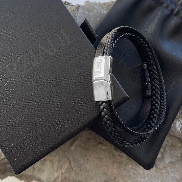 Voyager Multilayered Nappa Leather Bracelet