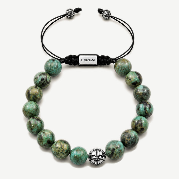 Summit Men’s Beaded Bracelet Turquoise, 10mm