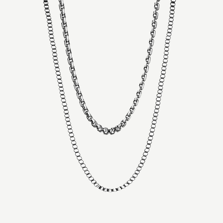 Box + Vine Link Chain Stack