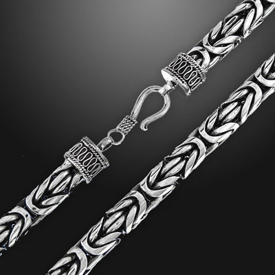 Roman Byzantine Link Chain Bracelet for Men