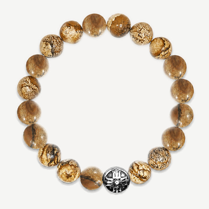 Canyon Jasper Beaded Bracelet