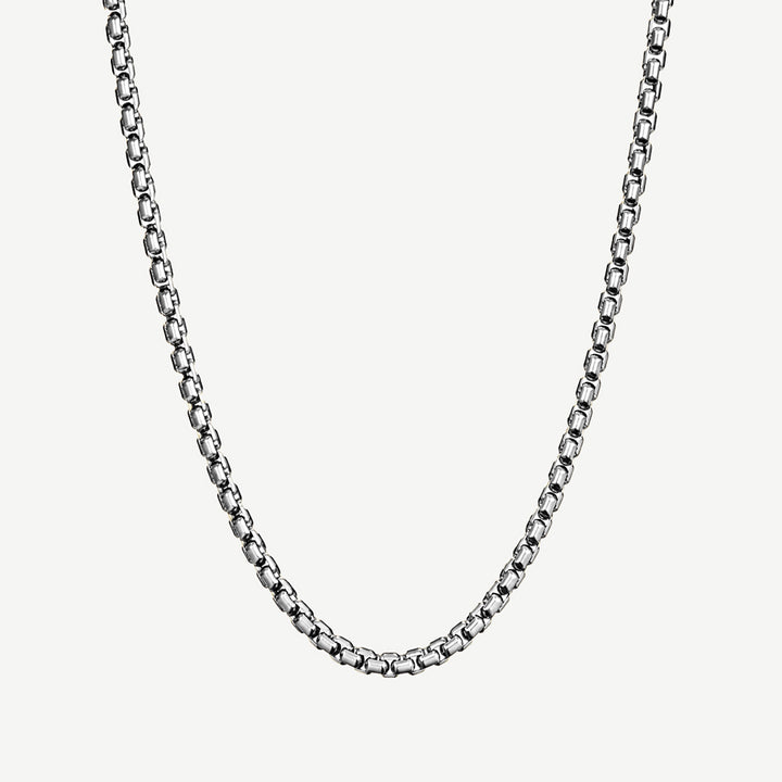 Catalyst Box Chain Necklace Silver - 8mm