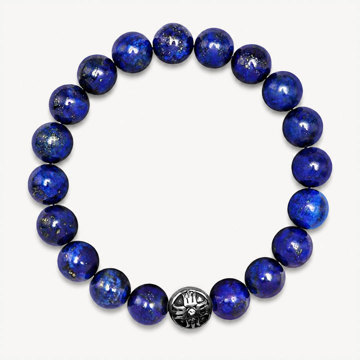 Deepwater Lapis Beaded Bracelet
